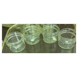 (4) Small Jars