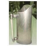 Brass Pitcher Ft Upright Handle with Ball Accents