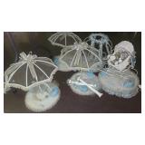 Babyshower Boy Umbrella Centerpieces
