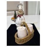 Poly Resin Italian Chef Salt and Pepper