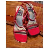 Sz 7 MOOTSIES & TOOTSIESï¿½ Red Strappy Heels