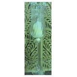 Clear Glass Long Stemmed Candle Holder