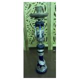 Egyptian Shisha Hookah with Blue and Silver