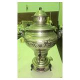 17"ï¿½11" Metal Samovar Vintage Tea Urn with