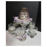 Heavy Metal Centerpiece Stand w/Votif Holders