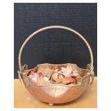 1950s-70s Hand-hammered Copper or Brass decorative