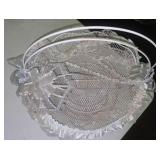 (2) Ivory Lace and Satin Wedding Flower Girl