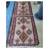 Flat Weave Soumak Rug w/Red Tribal