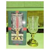 NIB Crystal Tree Hurricane Lamp