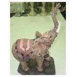 Polynesian Elephant Figurine with Raised Trunk