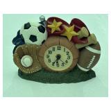 1995 Sports Themed Tabletop Clock