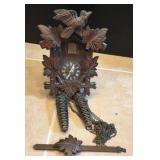 Traditional Hand-carved Black Forest Cuckoo