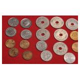 (19) Vintage Danish Coins
