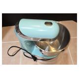 Mint Green Dash Everyday Stand Mixer with a