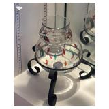 VTG PartyLite Barrington Black Wrought Iron