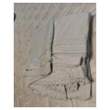Set of  California King Sized Lacey Bed Sheets
