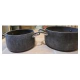 (2) Pots No Lids
