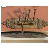VTG Swing Arm Brass Tie and Belt Rack 13.5' Long