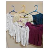(5) Sz SM Bandolino Peasant Tops