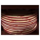(10) Autumn Leaves Vintage Plates 11"