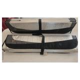 (2) Folding Accordion Style Reflective Windshield