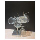 Polished Chrome Mug Tree w/Mugs