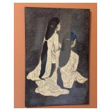 Vietnamese Lacquer & Eggshell Mosaic Wall Art