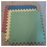 (4) Interlocking Gym Mats 24.5"×24,5"