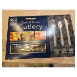 Box of Plastic Spoons & Forks