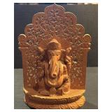 Lord Ganesha Statue Figurine Sculpture Wood 14'