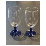 (2) Vintage Dansk Arabesque 6 1/2" 12 oz Water
