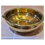 NEW Polished Brass Urli Bowl featuring Side