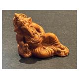 Terracotta Colored Figurine of the Hindu Deity