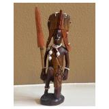 8" African Art  Maasai Warrior Made in Kenya