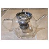 BonJour Clear Glass Teapot with a Removable