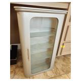 Wall Mount Display Cabinet w/Glass Shelves