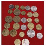 Collection of Circulated French Franc and