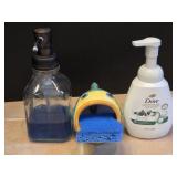 Dishwasher Liquid Dispenser,  Dove Hand Sosp & a