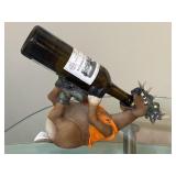 Whimsical Rivers Edge Deer Wine Bottle Holder