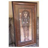 Framed Textile Wall Latch Hook Hanging