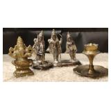 Miniature Altar Statues and Incense Holder