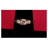 3 Diamond Ring Sz 7