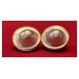 14KT Yellow Gold Blister Mabè Pearl