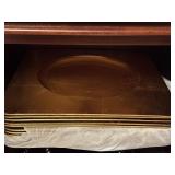 (12) Garden Ridge Square Gold Charger Plates 13"