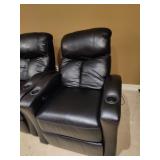 Berkline Electric Leather Recliner Chair with