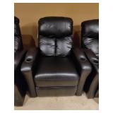 Berkline Electric Leather Recliner Chair with