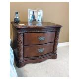 2 Drawer Wooden Side Table/Nightstand
