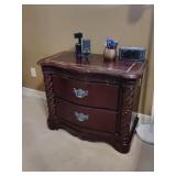 2 Drawer Wooden Side Table/Nightstand