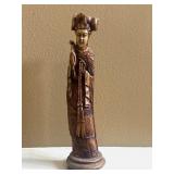 VTG Carved Asian Figurine Chinese Empress 16"
