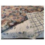 California King Sized Pastel Comforters (2)